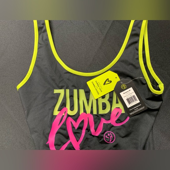 NWT Zumba Wear Bodysuit Size M - Picture 5 of 5